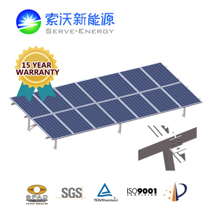 Hot-Dip Galvanized Steel Ground PV Mounting System
